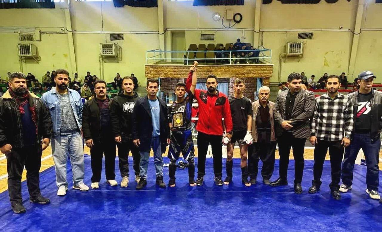 مسابقات استانی گراپلینگ کیک‌بوکسینگ در سنندج