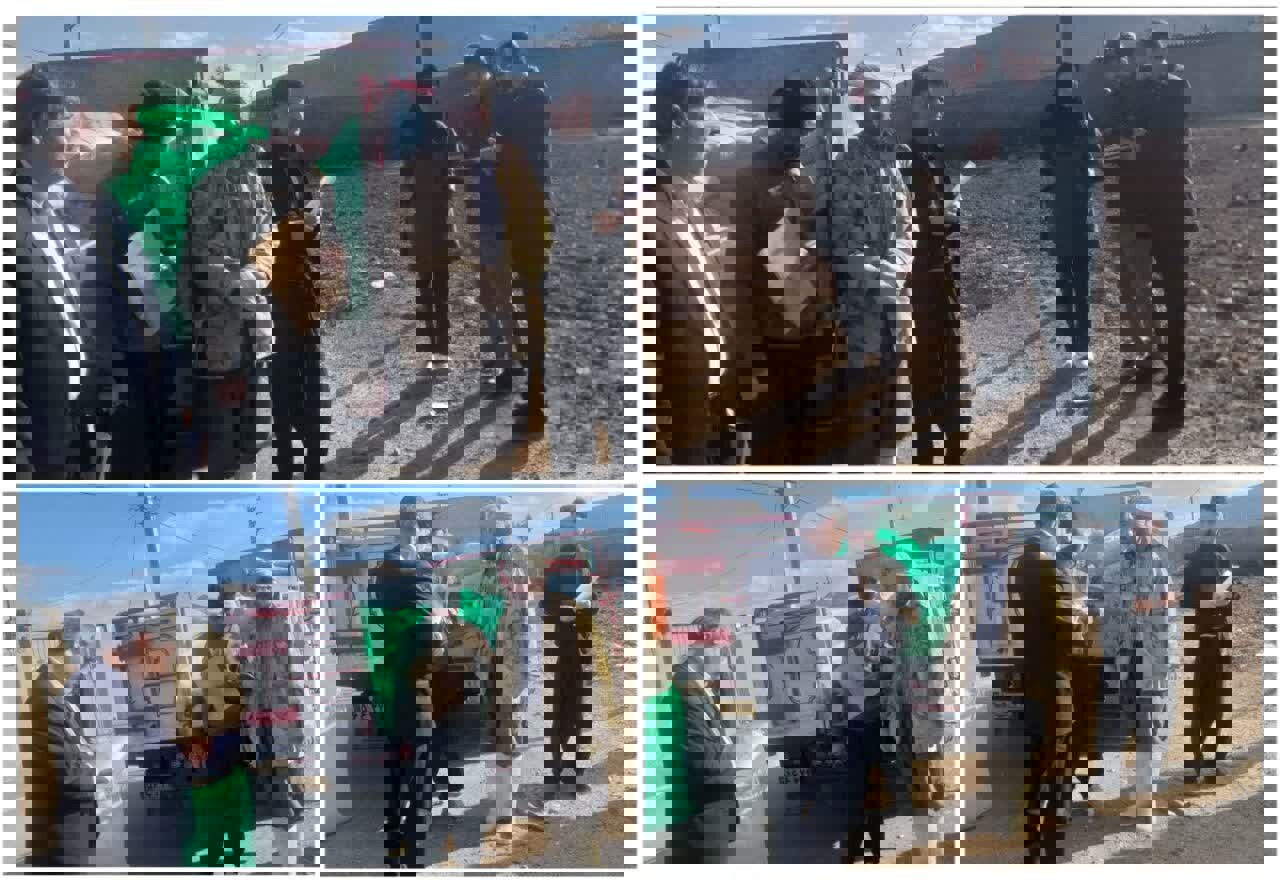 نظارت بر توزیع آرد روستایی در شهرستان هرسین