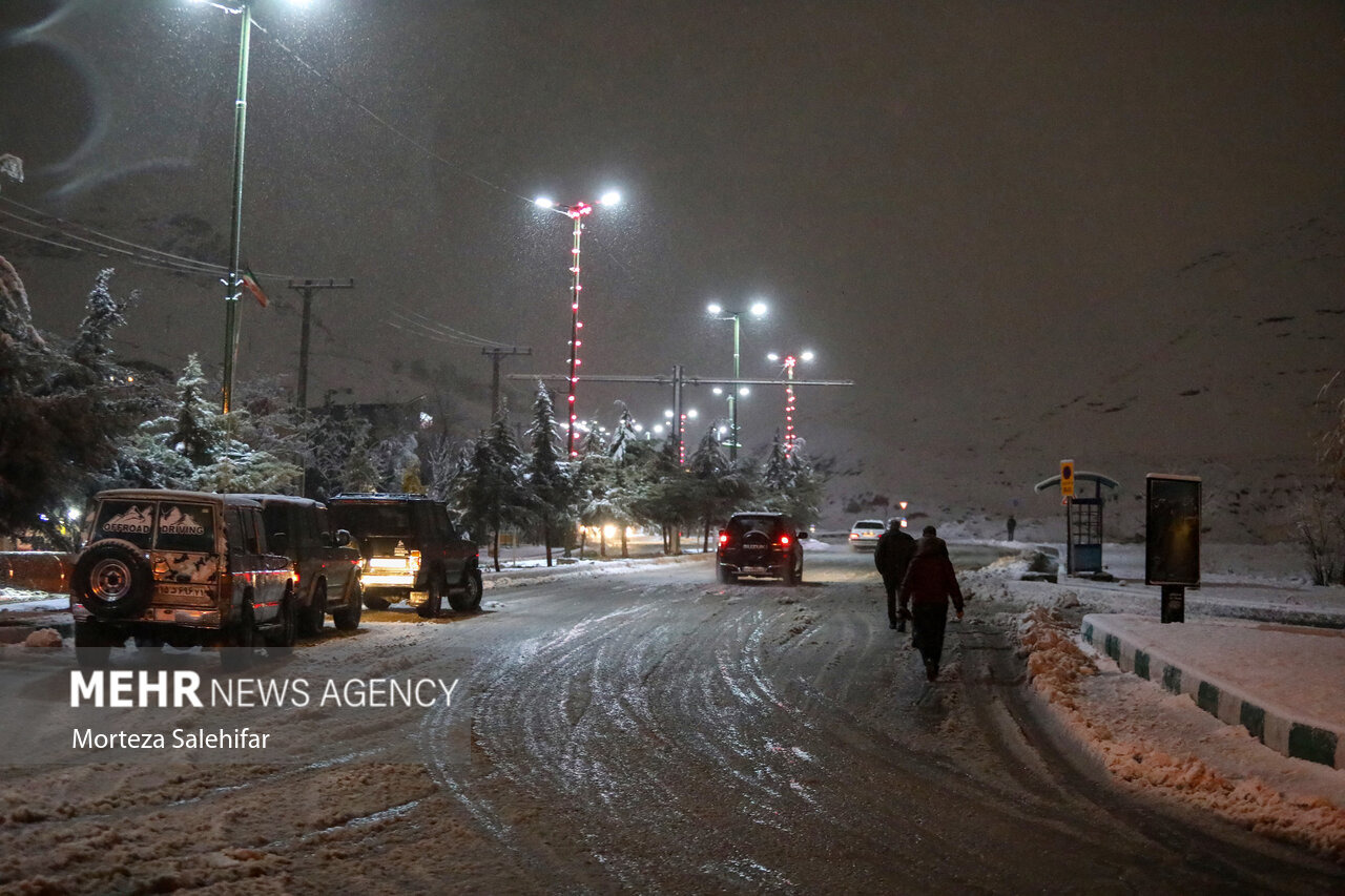 بارش سنگین برف در شهرستان پاوه
