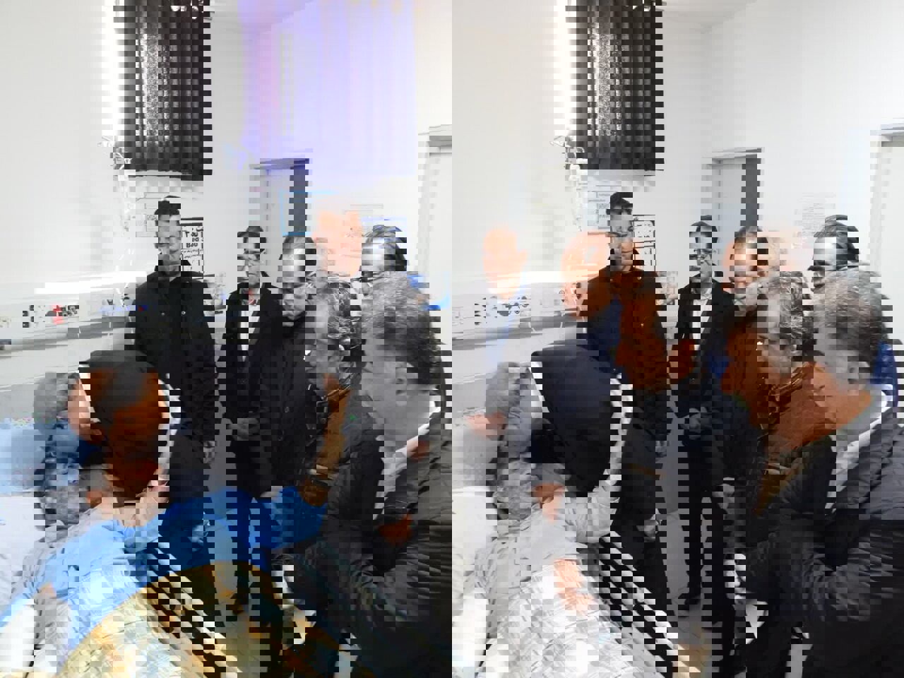 عیادت استاندار کرمانشاه از مدیرکل راهداری استان کرمانشاه