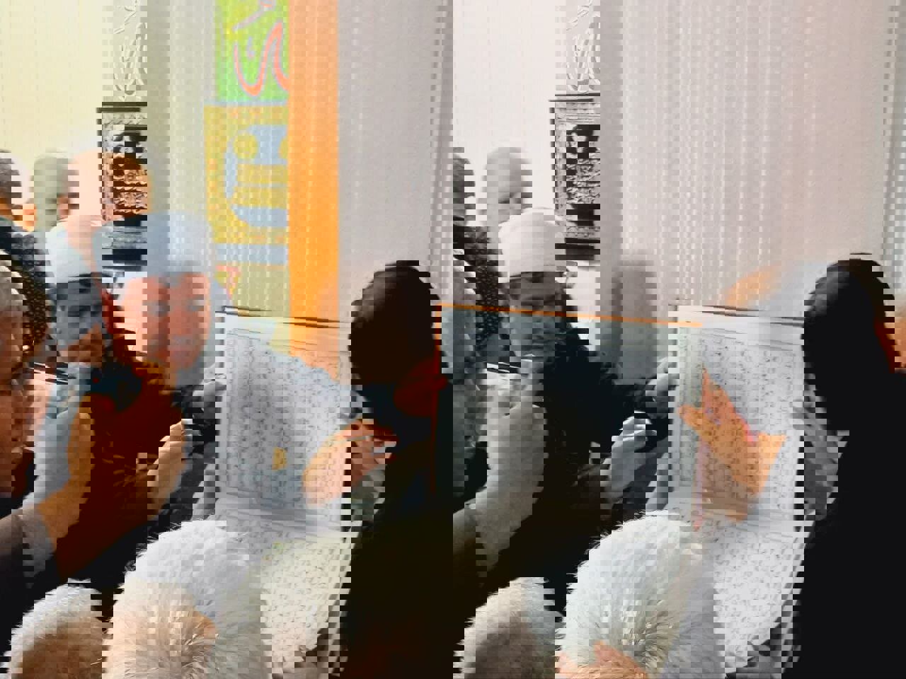 رونمایی از نسخه خطی قرآن استاد سیف‌الله فتحی در محفل قرآنی امروله