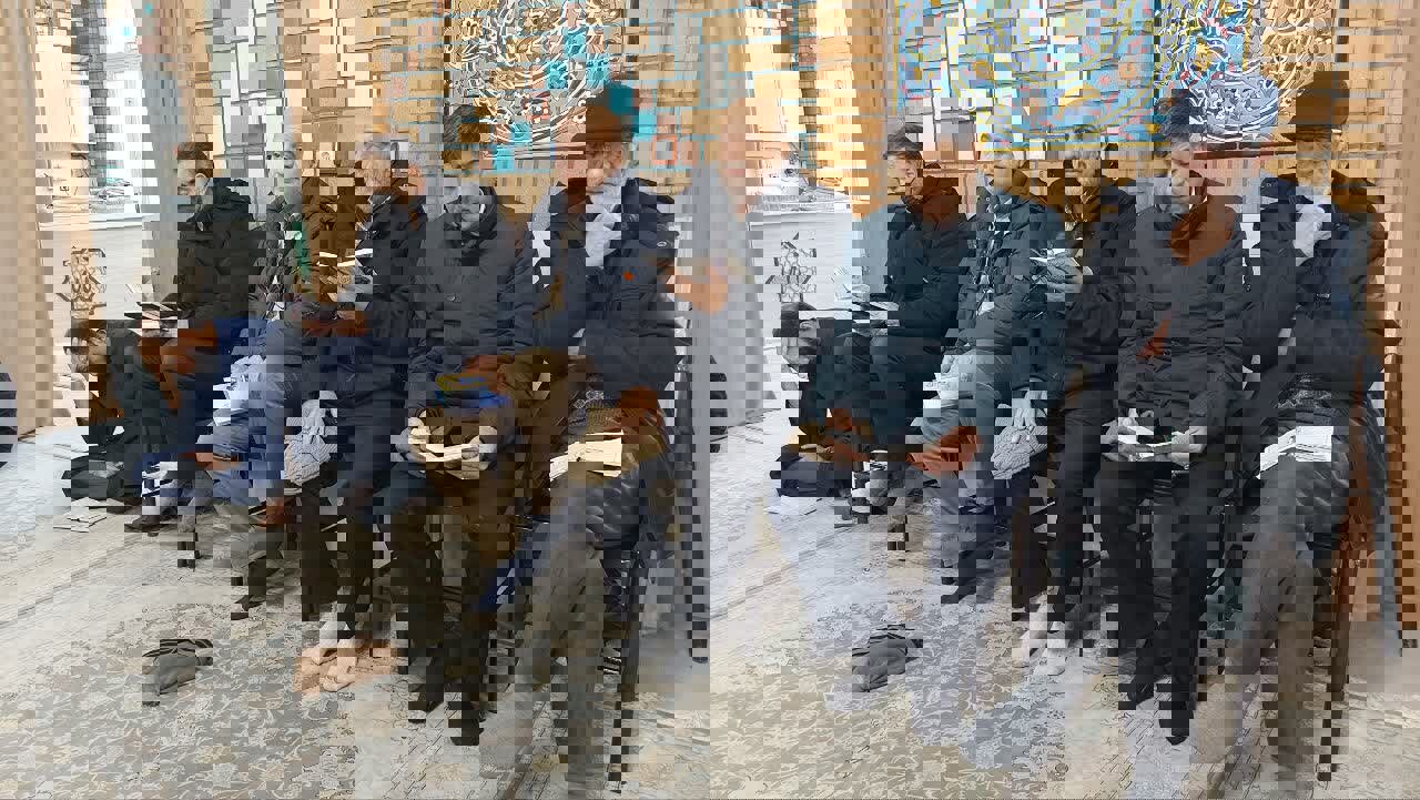 دعای ندبه در مسجد حضرت قائم (عج) بیجار به نیت سردار دل‌ها قرائت شد