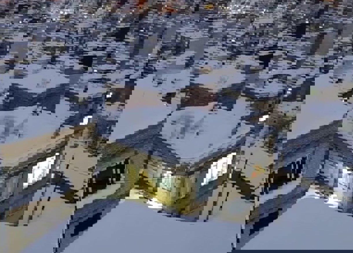 بانه در سکوت سپید برف؛ غروب زمستانی شهر پس از بارش سنگین