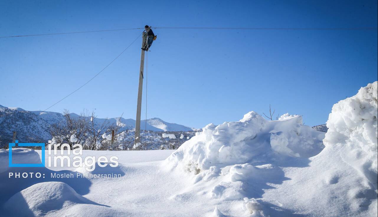 اتصال ۲۴۳ روستای کردستان به شبکه سراسری برق