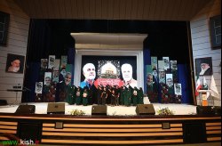 کیش؛ صحنه تجدید پیمان با مکتب سلیمانی