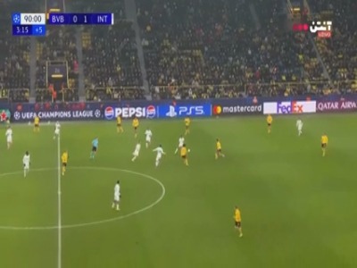 گل دوم اینتر به دورتموند توسط دیوف