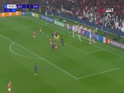 گلزنی دروازبان؛ گل دوم بنفیکا به رئال مادرید!