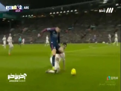 گل سوم آرسنال به لیدز توسط گیوکرش در دقیقه ۶۹