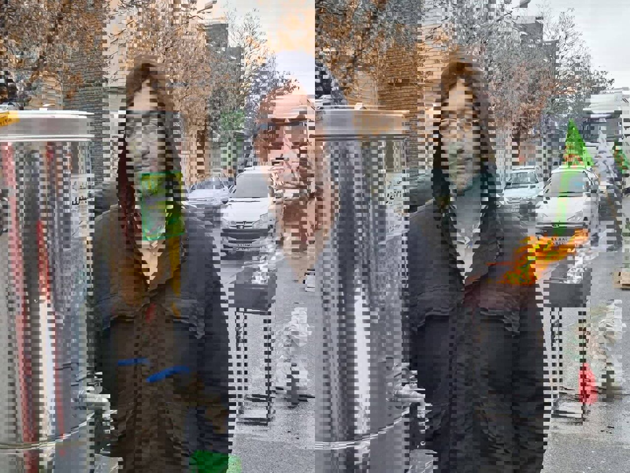 برپایی ایستگاه صلواتی به مناسبت میلاد امام زمان(عج) در سریش‌آباد