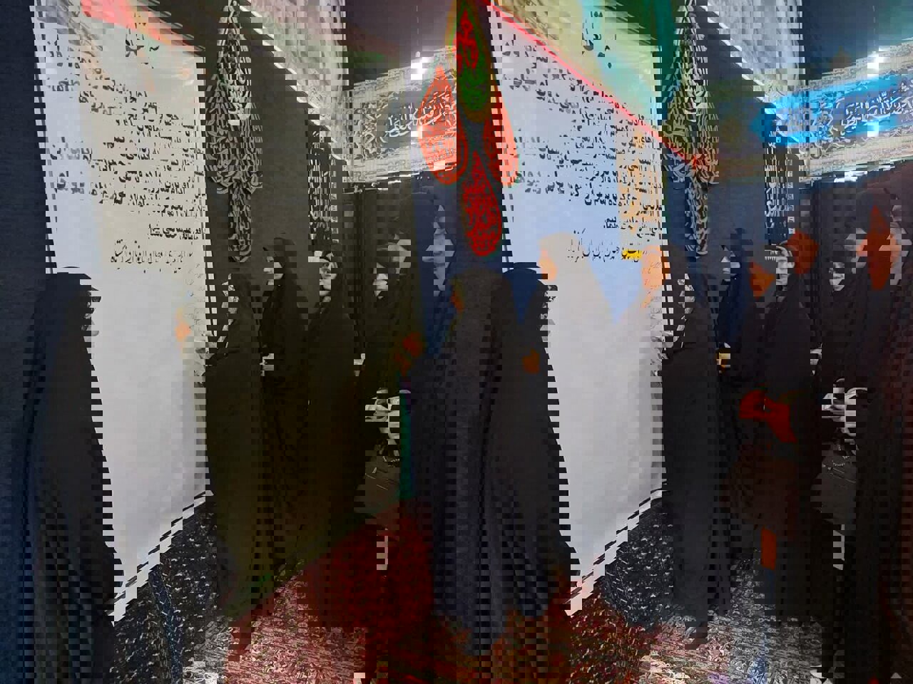 قدردانی بانوان هیئتی کرمانشاه از مدافعان امنیت