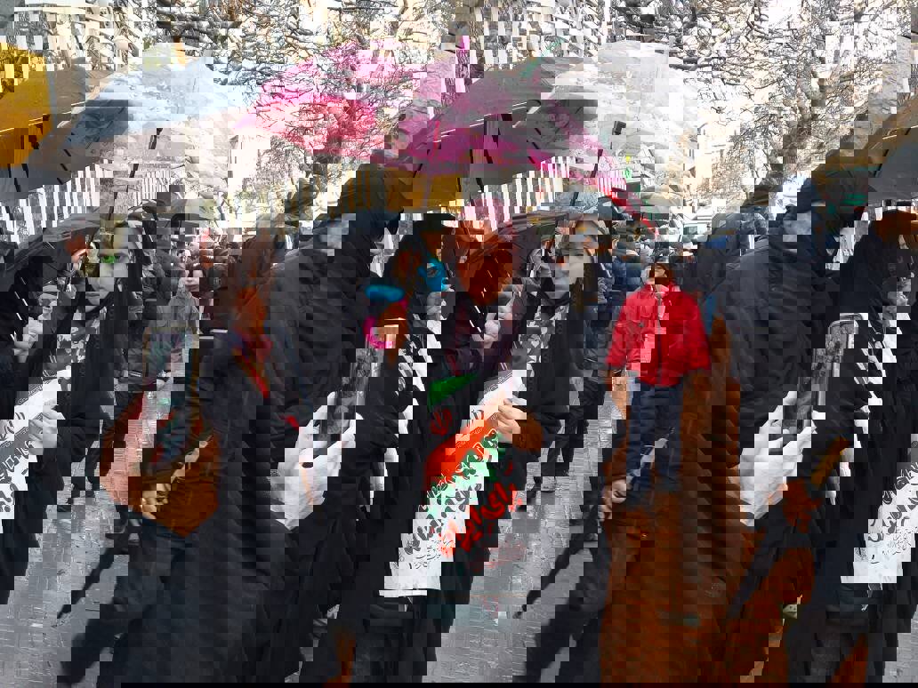 راهپیمایی باشکوه دیار گروس در ۲۲ بهمن ماه