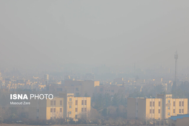 هوای شهر کرمانشاه بسیار ناسالم شد