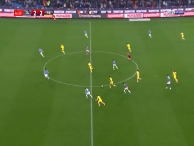 گل ۳ امتیازی آسنسیو برای فنرباغچه مقابل ترابزون