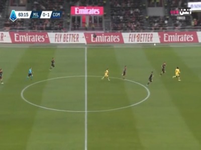 گل اول میلان به کومو (لیائو)