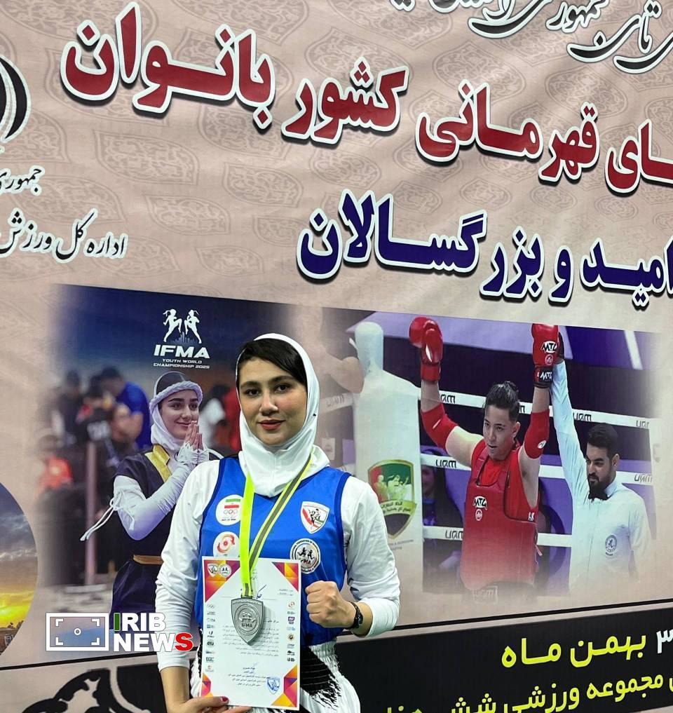 کسب عنوان نایب قهرمانی بانوی موی تای کار کردستانی