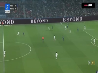 گل اول پاری سن ژرمن به متز (دزیره دوئه)