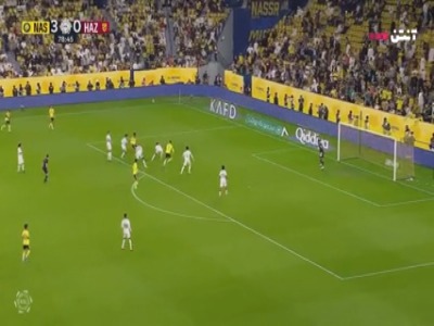 دبل رونالدو؛ گل چهارم النصر به الحزم