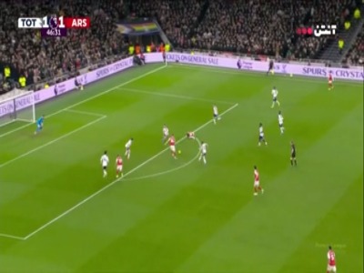 گل دوم آرسنال به تاتنهام (گیوکرش)