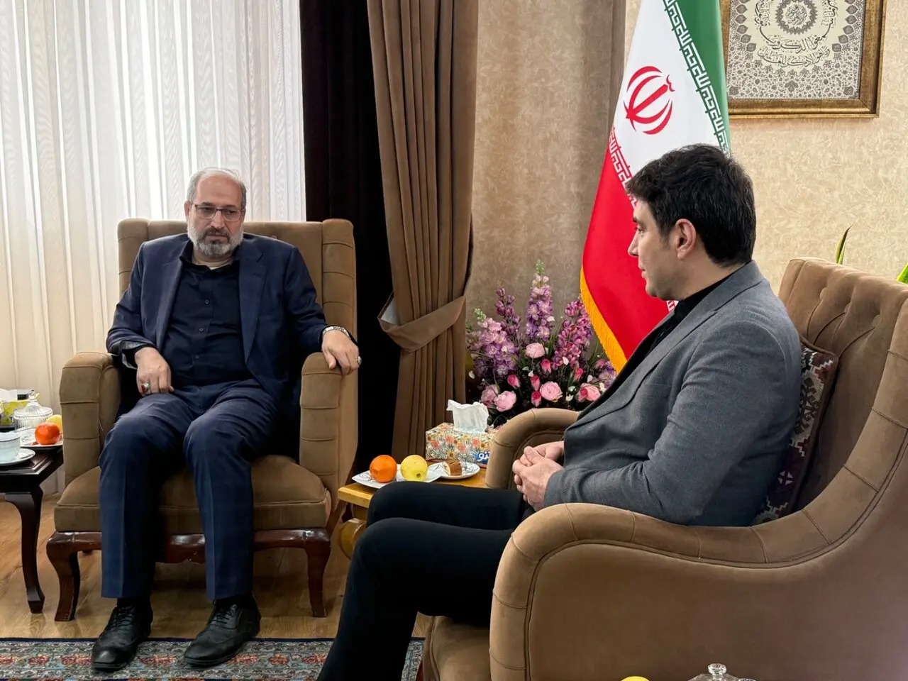 دیدار معاونین صدا و سیما با استاندار کردستان