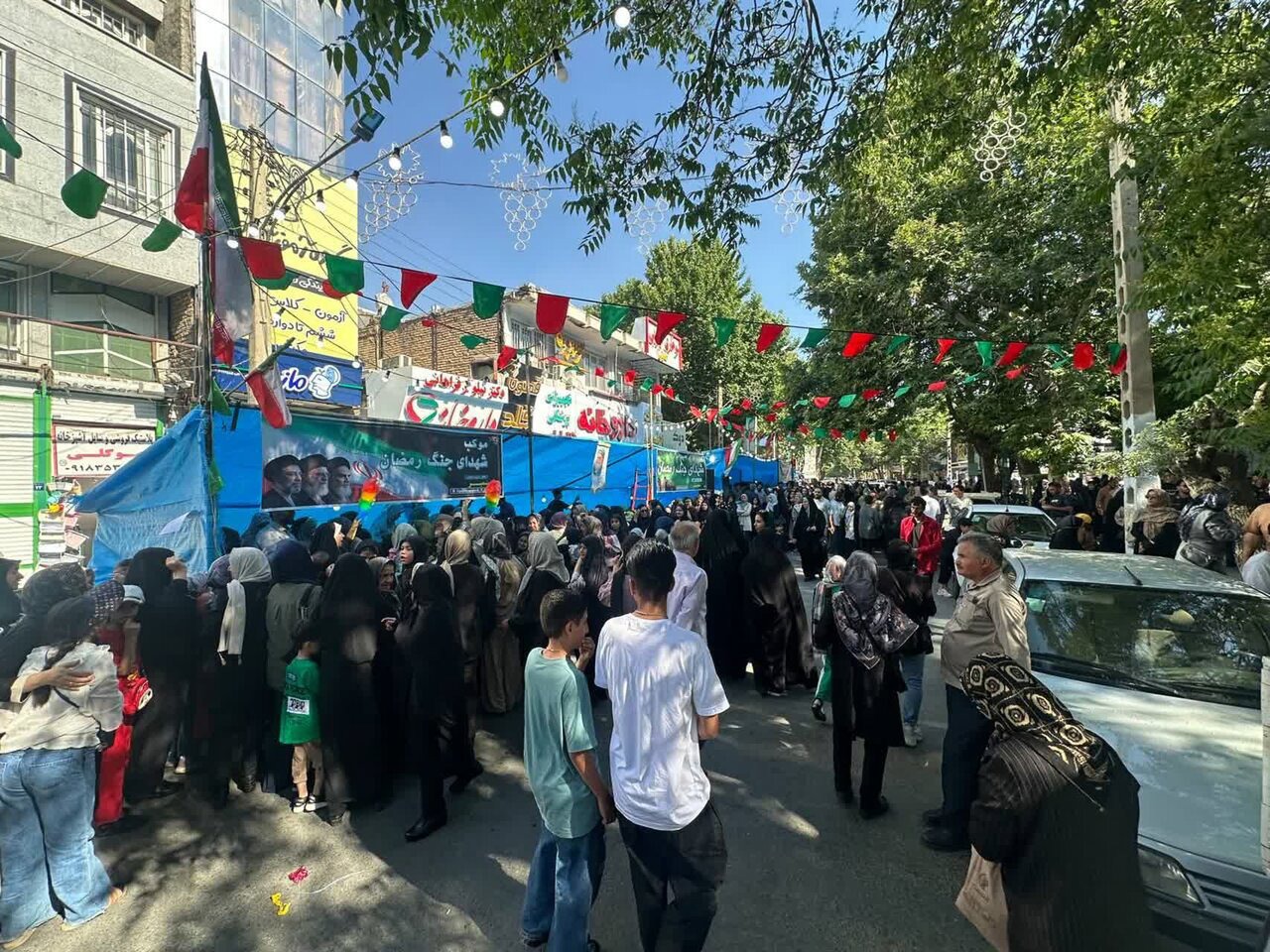 کرمانشاه در مدار ولایت؛ روایتی از شور غدیر در خیابان‌ها