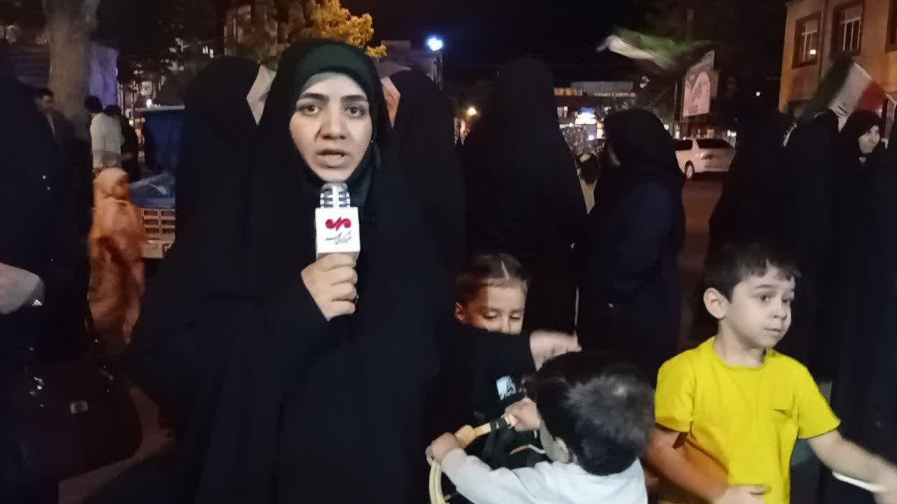 پیام بانوان بیجار گروس از میدان حماسه