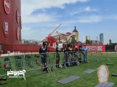 لحظاتی از تمرین امروز تیم ملی فوتبال که همزمان با بازی افتتاحیه جام جهانی ۲۰۲۶ برگزار شد