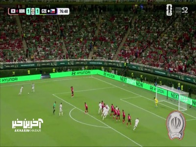 گل دوم چک به کره جنوبی که آفساید اعلام شد