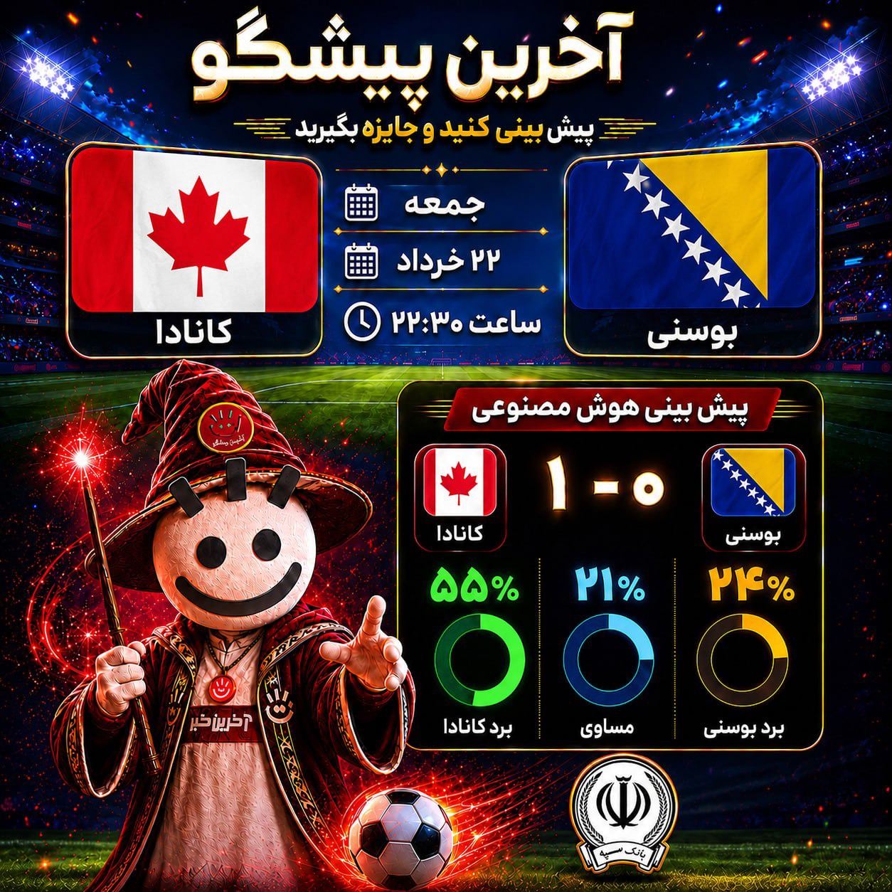 کفه ترازو به سمت کانادا سنگین‌تر شد! پیش‌بینی شما چیست؟