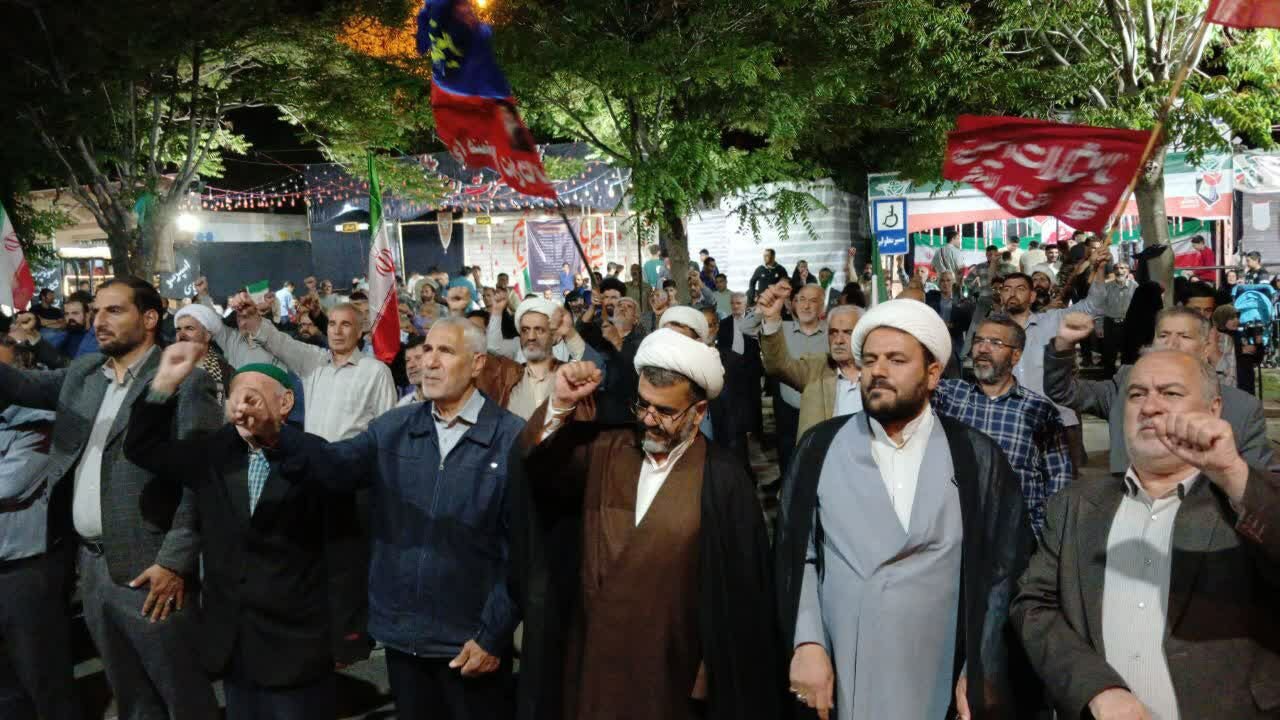 تکرار حماسه مردم بیجار در خیابان