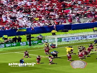 شادی قطری‌ها با هواداران‌شان بعد از تساوی دلچسب و لحظه آخری برابر سوئیس