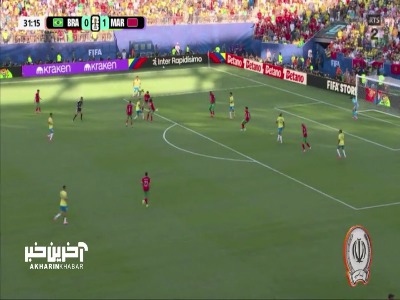 حرکت انفرادی وینی جونیور؛ گل اول برزیل به مراکش توسط وینیسیوس
