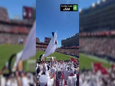 شادی قطری‌ ها بعد از گلزنی مقابل سوئیس