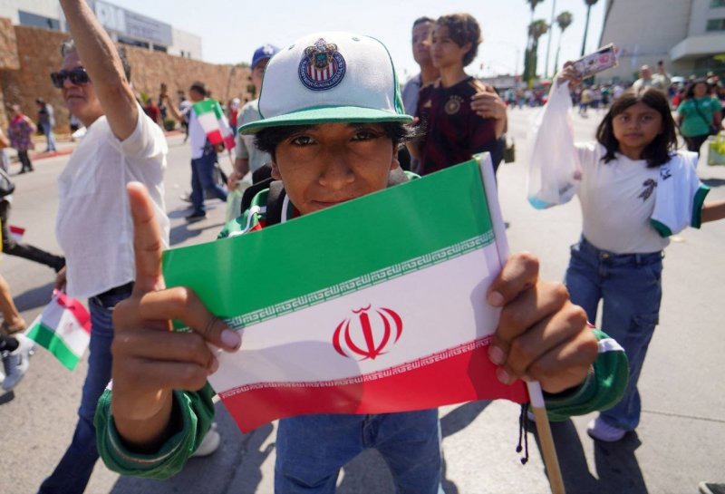 حامیان تیم ملی ایران در لس آنجلس