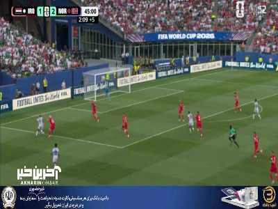 موقعیت خطرناکی که مدافع نروژ دروازه را نجات داد