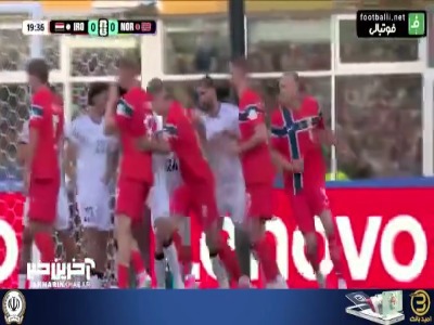 عملکرد عالی ارلینگ هالند در دیدار مقابل عراق