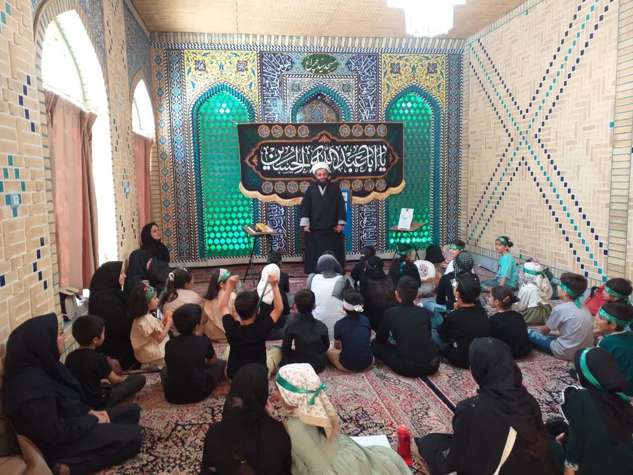 چهارمین اجتماع کودکان عاشورایی در بیجار برگزار شد