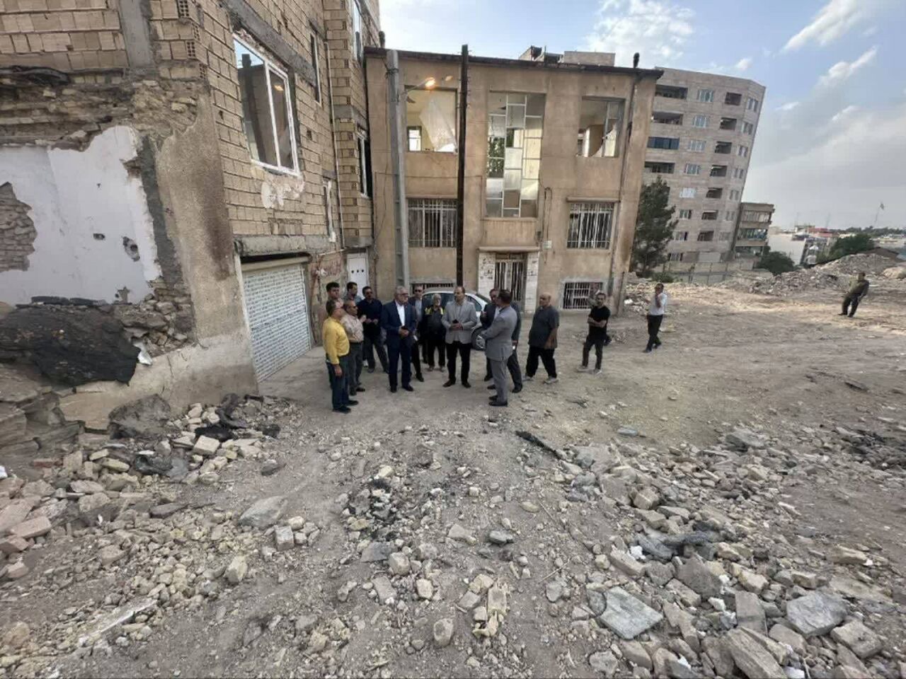 شبکه فاضلاب محله شریعتی کرمانشاه پس از خسارات حملات دشمن بازسازی شد