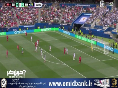 شوت خطرناک بازیکنان سوئیس از کنار دروازه به بیرون رفت