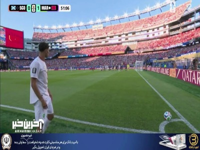 ضربه سر خطرناکی که دروازه‌بان اسکاتلند دفع کرد