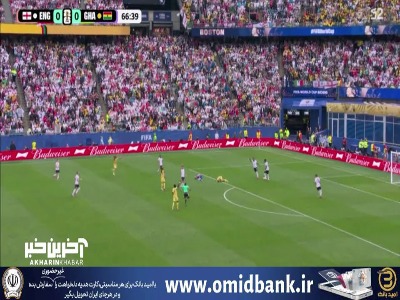برخورد شدید پیکفورد با مهاجم غنا