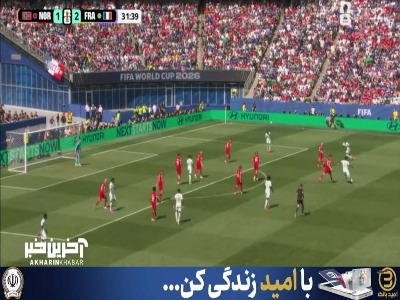 گل سوم فرانسه به نروژ توسط عثمان دمبله که هتریک کرد