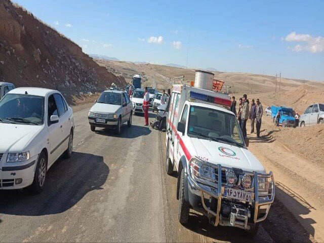 امدادرسانی هلال‌احمر کردستان به ۹حادثه در یک هفته؛اعزام ۱۴ تیم عملیاتی