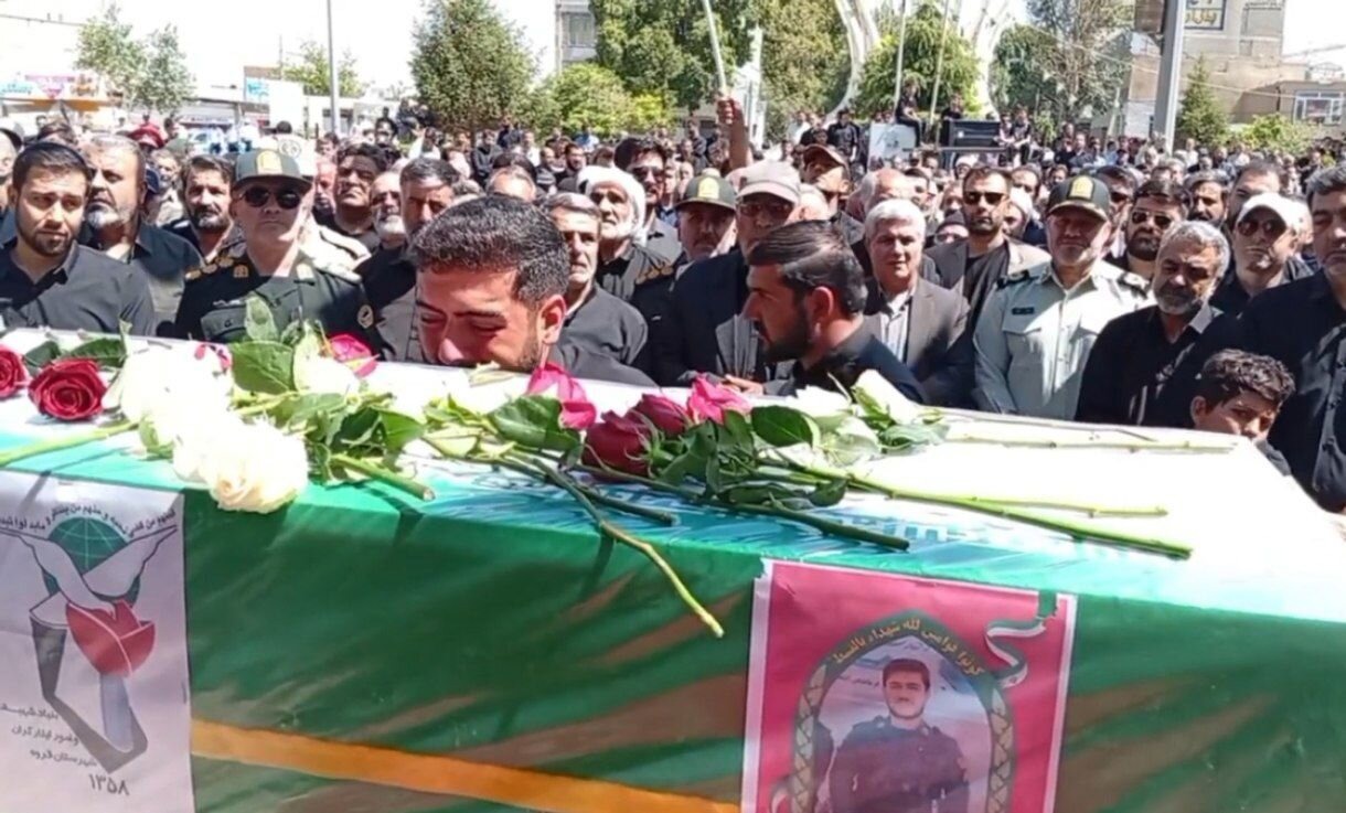 تشییع پیکر مطهر شهید محمد حسن بیگی در قروه