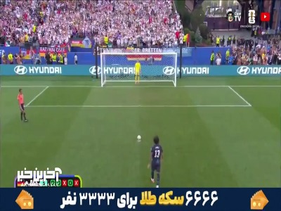 حس و حال جالب گزارشگر پاراگوئه‌ای هنگام پنالتی آخر این تیم به آلمان و صعود تیم ملی کشورش
