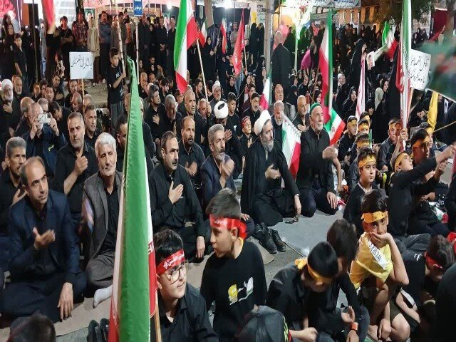 اجتماع مردم دیار گروس در حمایت از آرمان‌های انقلاب و مکتب عاشورا