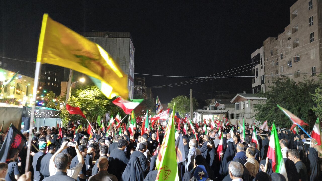 کرمانشاهی‌ها در صد و سی و پنجمین اجتماع «نحن منتقمون» حضور یافتند