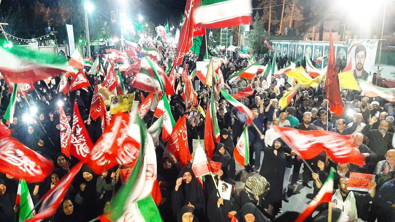 فریاد سازش‌ناپذیری در اجتماع «نحن منتقمون» کرمانشاه