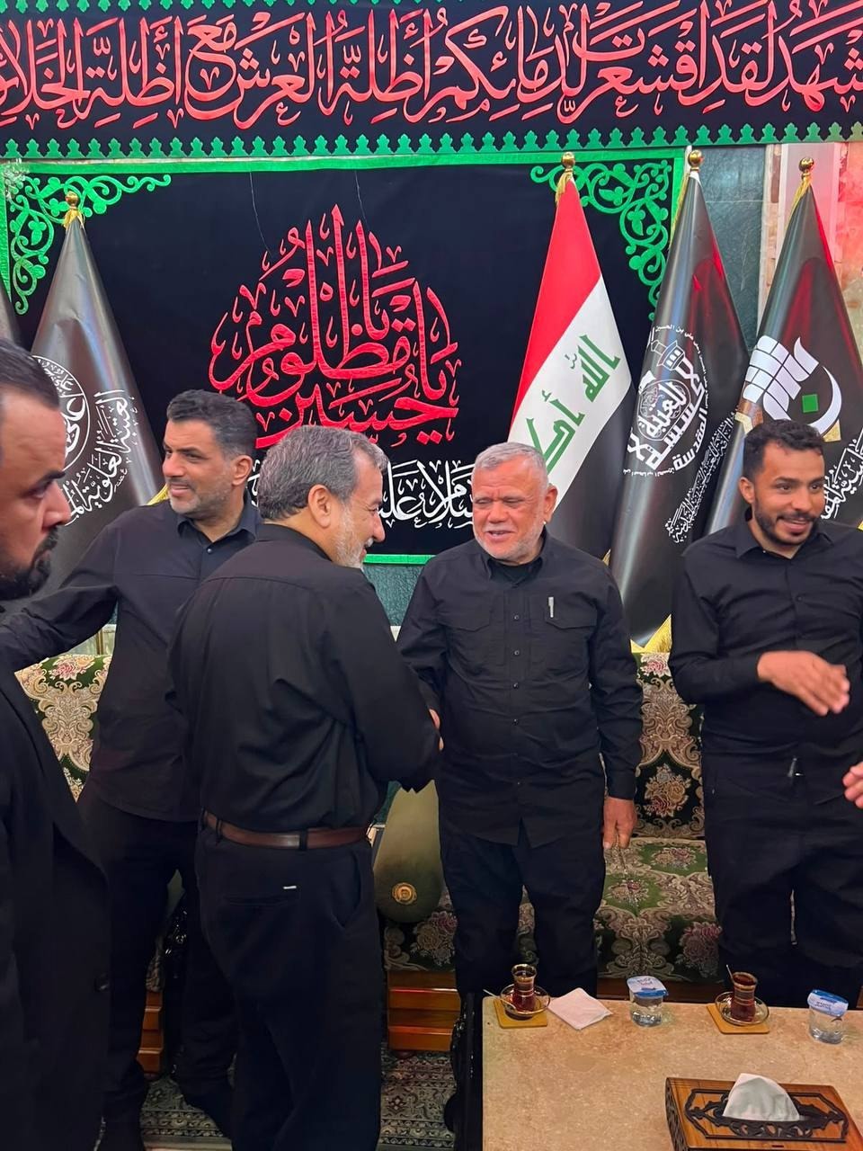 دیدار هادی العامری با وزیر امور خارجه ایران