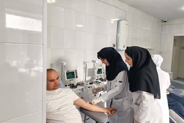 تیم سیار اهدای خون به ثلاث باباجانی می‌رود