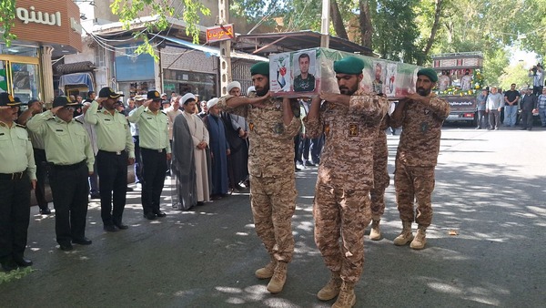 وداع باشکوه با شهید «علیرضا شکیبافر» در کنگاور